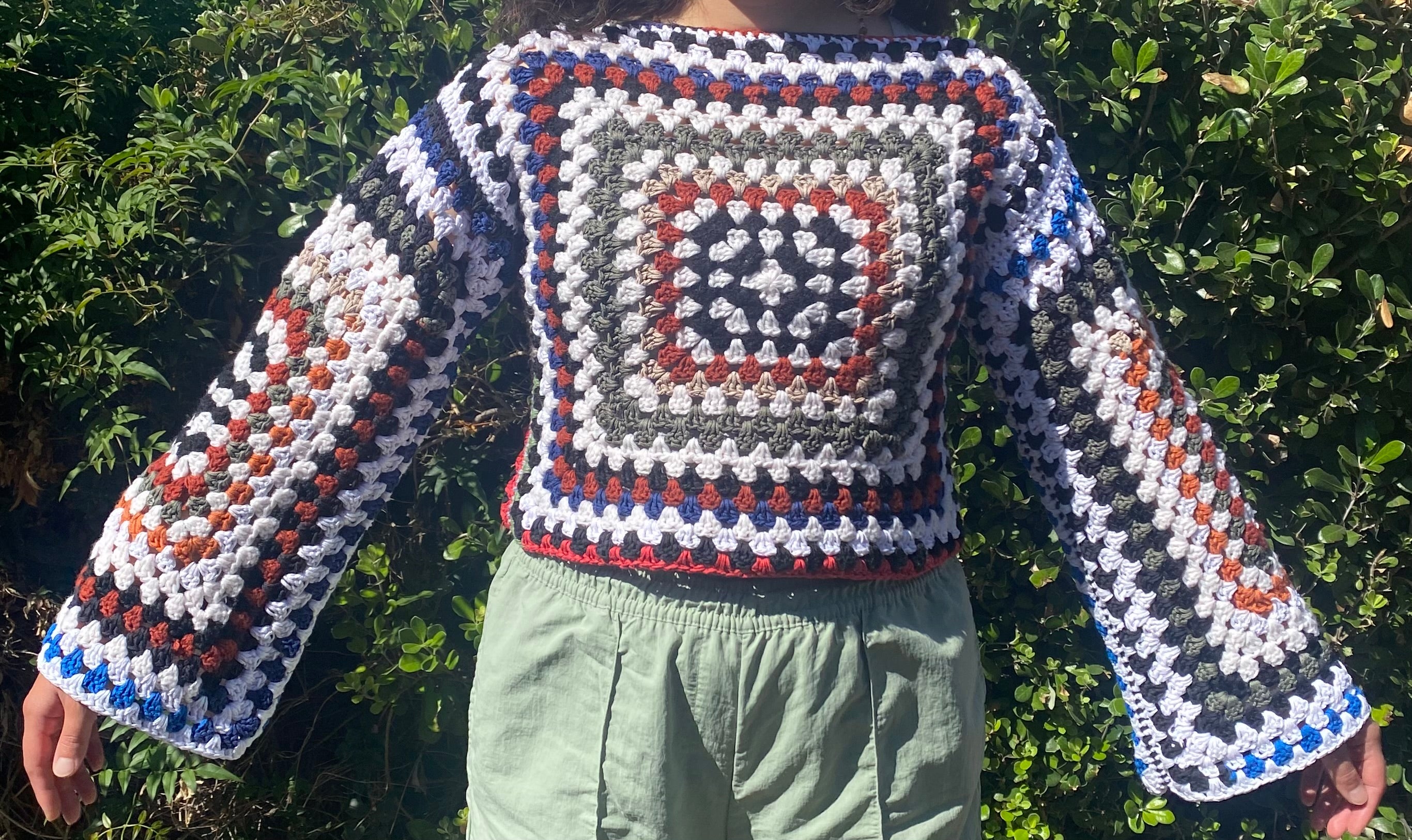 Granny Square Sweater